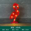 Luz de modelagem de cacto flamingo luz de feliz aniversário placa de luz LED luz de letra luminosa luz de feriado de Natal luz de atmosfera