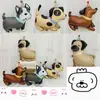 Globo Nuevo Cachorro de Amazon Perro de Dibujos Animados Huella de Perro Película de Aluminio Pata de Perro Hueso de Perro Tema de Mascota Linda Globo para Fiesta