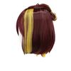 Peruca Cosplay de Streamer Virtual Vtuber Petra Gurin Pinguim Cabelo Médio-Longo Mechas Franja Universal para Cabelo Curto