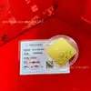 Pegatinas Doradas para Teléfono con Oro Puro 999, Láminas Doradas de Riqueza Instantánea, Imanes de Nevera Designados para la Fortuna, Regalos de Apertura de Tienda al por Mayor