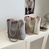 Bolsa Casual Feminina Casual 2025 Primavera Grande Capacidade Estilo Coreano Bolsa Balde Tendência de Moda Bolsa de Ombro Leve Bolsa Mensageiro