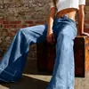 Pantalones largos de pierna ancha para mujer estilo europeo y americano 2026 eBay, modernos y versátiles, estilo callejero, elegantes pantalones largos de mezclilla