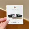 Presilha Lateral Fofa da Hello Kitty para Mulheres, Pequena Presilha Bico de Pato Cartoon Estilo Fragrante, Acessório de Cabelo para Franja de Meninas