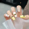 Mini Lazo Arte de Uñas Aleación Joyería Tridimensional Mixto Flotante Corbata de Moño Diamante de Uña Simple Versátil Decoración Mayoreo