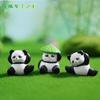 Micro-paisaje Creativo Lindo Travieso Panda Jardinería Paisajismo Decoraciones DIY Bolsa Ciega Accesorios Colgantes Coche Pequeños Adornos
