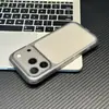 Sensación como de nube, ventana de visualización grande, adecuada para funda de teléfono Apple 17, funda protectora versátil de color sólido semitransparente macaron para iPhone 18