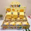 Juguete creativo de 6 cm con forma de queso Vaseline, transparente y estéticamente agradable, suave y maleable al tacto, diseño realista de queso para alivio del estrés