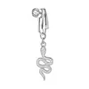 Venta Caliente Transfronteriza Lindo Forma de Pie Hoja de Arce Oso Mariposa Serpiente Sin Pedrería Sin Perforación Joyería Pinza para Ombligo Anillo Falso para Ombligo
