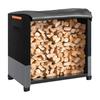 Cubierta para leña de exterior de 4 pies para todo el cielo con bolsa de almacenamiento con ventilación Cubierta OEM para leñero Tela Oxford protector solar cubierta para lluvia