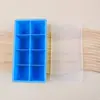 Molde de Silicona para Bandeja de Hielo Grado Alimenticio Fácil de Desmoldar Hielera Doméstica Molde de Película para Hacer Hielo con Tapa Molde para Cubitos de Hielo Transfronterizo
