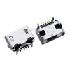 7.2 Buzina Sem Borda Micro Buzina Agulha Curta Boca Plana 5P Base Feminina Tipo Buzina Base Feminina USB Plug-in de 4 Pinos