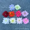 Flor de Crisantemo Llama Roja Artificial de 12 cm Cabezal de Flor Falsa Cabezal de Flor Falsa Decoración de Boda Arte Floral Material para DIY Accesorios de Flores Artificiales