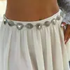 Joias Europeias e Americanas de Venda Quente Transfronteiriça, Corrente de Cintura Personalizada em Liga, Corrente Retro da Moda Feminina, Acessórios para Saia, Terno, Cinto