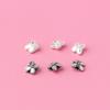 Prata S925 Acessórios Artesanais DIY Pulseira de Miçangas Mini Contas de Borboleta Colar Cordão Trançado Acessórios de Prata Xiaohongshu