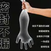Guantes desechables gruesos de manga larga para mujer, adecuados para lavar platos en la cocina, lavar verduras, tareas del hogar, transparentes, para higiene del hogar y servicio de alimentos