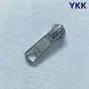 Zíper YKK Não. Zíper de metal com 5 dentes e cabeça de zíper automática quadrada para carcela de roupas e botas