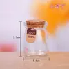 10 peças frete grátis 200ml garrafa de cortiça para pudim 100ml garrafa de vidro estrela da sorte garrafa de cortiça garrafa céu estrelado garrafa de mensagem
