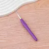 Ganchillo de Mango Suave Sólido de Tpr Colorido Grande y Pequeño de Aluminio Lana Ganchillo DIY Herramienta para Tejer a Mano Mango Antideslizante Ganchillo