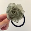 Cuerda para el pelo de flor de rosa Mori para niña, Cuerda para el pelo de alta elasticidad para niñas, Accesorios para el pelo de tendón de goma, Cuerda para el pelo para niños, Duradera