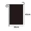 Amazon Transfronteiriça Banner em Branco Bandeira de Jardim em Branco DIY Bandeira de Jardim Branca Pura Bandeira em Branco para Transferência