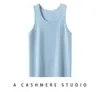 Suéter Consinee de Hilo 100% Cachemira Pura, Nuevo Chaleco Pulóver sin Mangas de Cuello Redondo para Mujer Otoño/Invierno