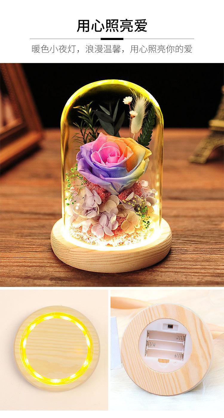 跨境专供永生花成品出口