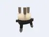 Abrazadera de Electrodo de Lámina de Platino para Instrumentos Norte y Sur J110 Abrazadera de Electrodo de Carbono de Vidrio Resistente a la Corrosión y Buena Conductividad J110-Gc