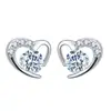 Brincos de alfinete de prata esterlina cravejados de diamantes mais vendidos brincos brincos não são fáceis de moda brincos da moda Joker muitos de vendas diretas