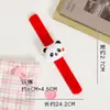 Pulseira original de pelúcia de panda, pulseira de pulso de desenho animado infantil, pulseira colorida criativa de pressão, acessório de cabelo, pequeno presente, atacado