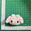 Lindos Accesorios de Dibujos Animados de Kuromi, My Melody, Cinnamoroll, Pinzas para el Cabello, Guantes, Bufandas, Zapatos, Calcetines, Adornos para el Cabello de Moño