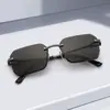 Gafas de Sol Futuristas Sin Montura para Hombres y Mujeres, Protección UV, Elegantes para Ciclismo y Conducir