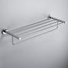 Estante de acero inoxidable para toallas de obra, estante de toallas para baño, doble barra para inodoro, barra única, colgante de ferretería, estante de almacenamiento para baño