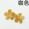 Botones de flor de acetato de lujo ligero de cuatro agujeros, tridimensionales, accesorios de ropa de estilo chino de alta gama, botones decorativos, coloridos, en stock