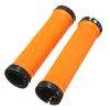 Conjunto de alça de cilindro reto de bicicleta Dead Flying Mountain Bike Lock Handle Set Non-slip Bilateral Lock Handle Set Anel de alumínio
