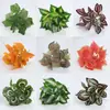Parede de Plantas Artificiais Parede de Plantas Verdes Flor Folha Verde Combinando Decoração de Parede Folhas Coladas 5 Galhos Folhas de Rosa Verde Folhas de Sobrancelha