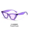 Moda Europea y Americana Chica Atractiva Gafas de Sol Elegantes Ojo de Gato, Gafas de Sol Anti-UV, Nicho Exportación Transfronteriza, Tendencia Elegante para Mujeres
