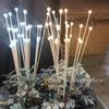 Luces de Suelo Acrílicas Luminosas de Perlas para Bodas, Pantallas de Paisaje Luciérnaga para Ventanas, Decoraciones de Escenario de Boda, Luces Guía para Caminos