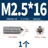 Aço Inoxidável 304/316 Soquete Sextavado Ponta Afiada Parafuso de Fixação Cabeça Cega para Máquina M4M5M6M8M10