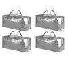 Bolsa de Almacenamiento para Dormitorio Estudiantil Bolsa para Mantas Equipaje Bolsa para Mudanza Bolsa Impermeable Portátil de Hombro Bolsa para Empacar Mudanzas Bolsa Tejida