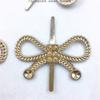 Fábrica de Fabricación de Regalos, Cuerda de Metal con Etiqueta, Marca de Lazo Simulado, Joyería Incrustada para Varios Productos