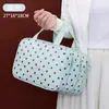 Nuevo neceser transfronterizo de gran capacidad, tres capas, múltiples compartimentos para guardar cosméticos y brochas de maquillaje, adecuado para uso en casa y en viajes como neceser.