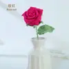 Flores de Rosa Artificiales Tejidas a Mano Terminadas, Decoración de Ramo de Flores de Ganchillo de Hilo DIY