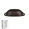 98mm manija de botiquín antiguo estantería mesa concha botón de hierro cajón manija de hierro armario mueble manija de gabinete