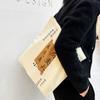 Nueva Bolsa de Lona Retro Versátil Estilo Nacional Gran Capacidad Bolsa Tote para Estudiante Universitario Bolsa Tote de Nuevo Estilo Chino para Mujer