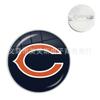 Broche NFL Equipo de Fútbol Americano Broche Rayo Marrón Dallas Denim Steelers Broche en stock