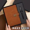 Cuaderno A5 de Gama Alta con Logo Personalizado, Cierre Magnético de Solapa Engrosada, Bloc de Notas para Reuniones de Negocios, Diario