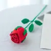 Ramo de Rosas Tejidas a Mano, Ramo de Boda, Hilo Especial para Tejer, Clavel del Día de la Madre, Artículo Popular de Tiktok