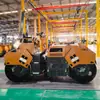 Fabricante Original Compactador de Solo Vibratório de Rodas Duplas de Aço Pequeno para Compactação de Terra, Compactador de Solo Vibratório de Dupla Tração de 6 Toneladas 8 Toneladas