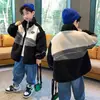 Ropa para Niños Niños, Chaqueta Suéter de Forro Polar Otoño e Invierno, Abrigo Ligero Acolchado de Algodón Invierno Niños Mediano y Grande, Moda Versátil Transfronteriza