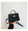 Bolsa de Luxo Feminina 2024 Nova Moda Elegante para o Dia a Dia Bolsa de Mão Texturizada Bolsa Transversal Feminina Pequena Quadrada de Ombro